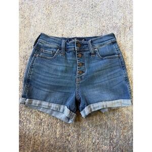 Hight waisted bottoms shorts stretch woman's Sz  1